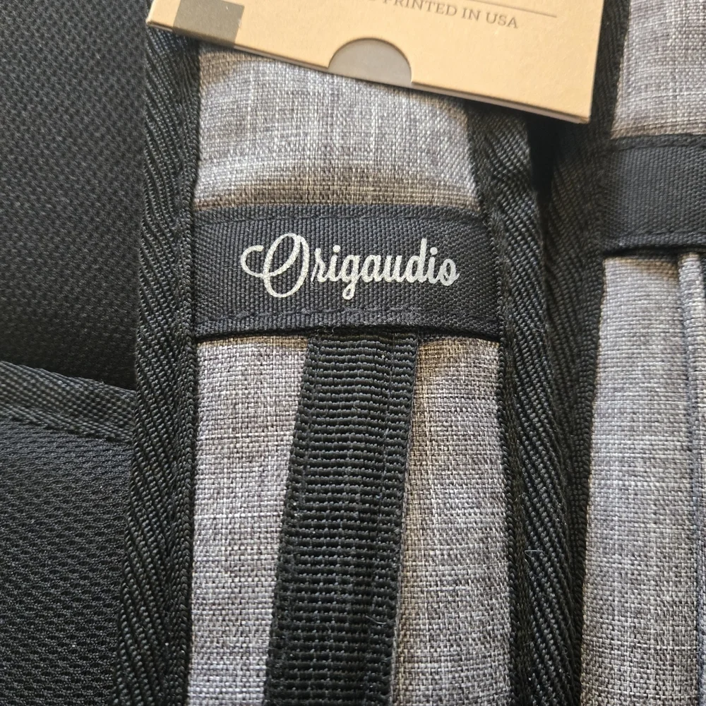 Gray and Black Men's Backpack